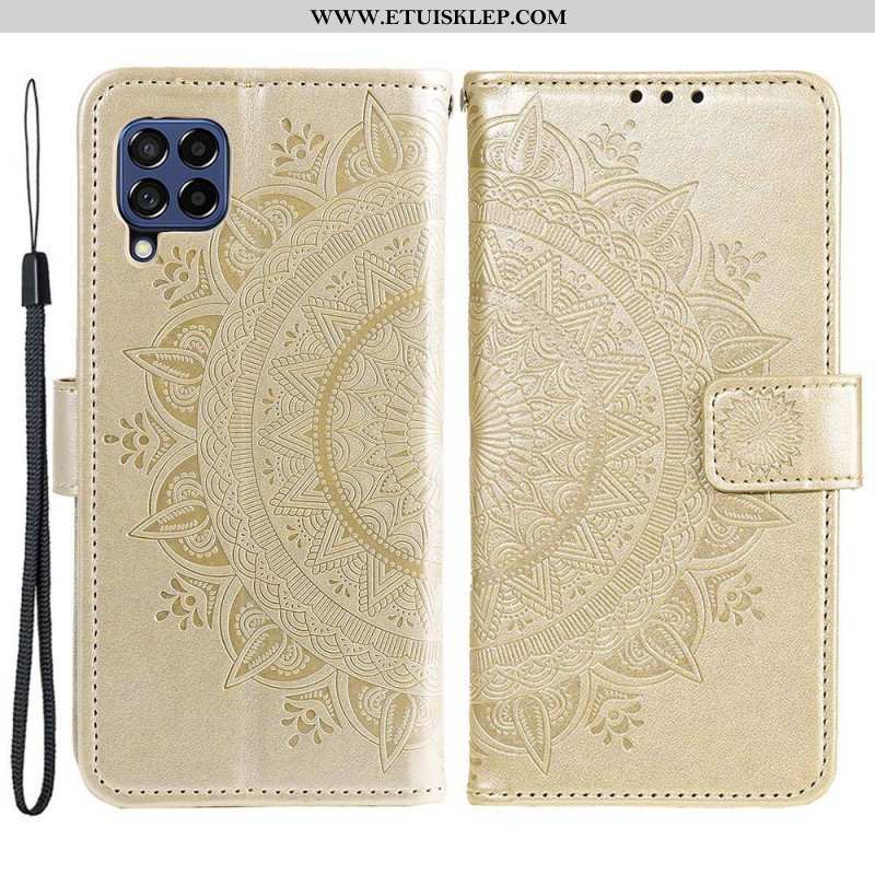 Etui Folio do Samsung Galaxy M53 5G Mandala Słońca